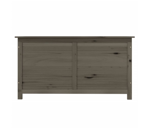 Baúl para cojines madera de abeto gris antracita 100x50x56 cm