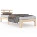 Estructura de cama sin colchón madera maciza 90x200 cm