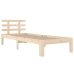 Estructura de cama sin colchón madera maciza 90x200 cm