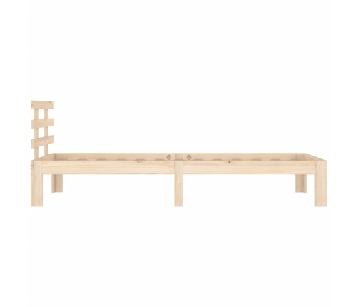 Estructura de cama sin colchón madera maciza 90x200 cm