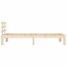 Estructura de cama sin colchón madera maciza 90x200 cm