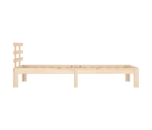 Estructura de cama sin colchón madera maciza 100x200 cm