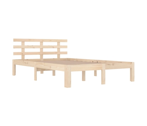 Estructura de cama sin colchón madera maciza 160x200 cm