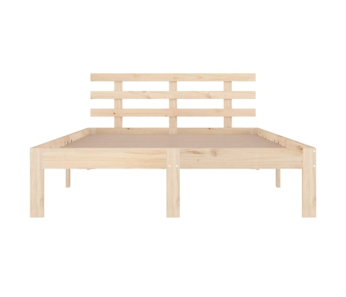 Estructura de cama sin colchón madera maciza 160x200 cm