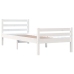 Estructura cama individual sin colchón madera blanco 90x190 cm