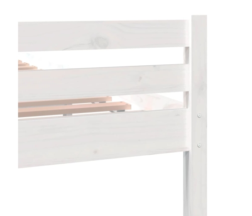 Estructura cama individual sin colchón madera blanco 90x190 cm