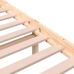 Estructura de cama sin colchón madera maciza 90x200 cm
