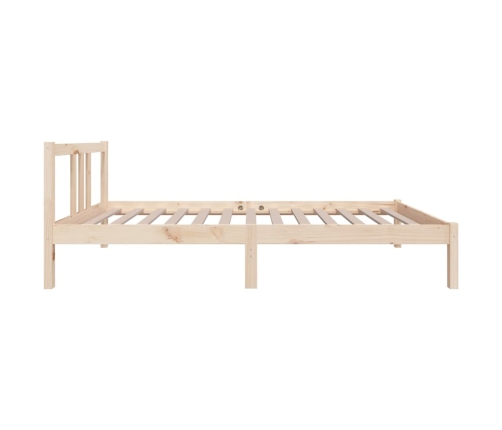 Estructura cama individual sin colchón madera maciza 90x190 cm