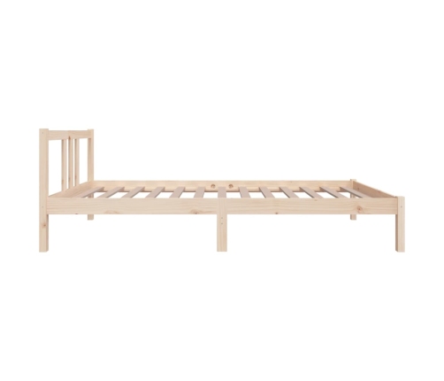 Estructura de cama sin colchón madera maciza 90x200 cm