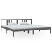 Estructura de cama madera maciza gris 200x200 cm