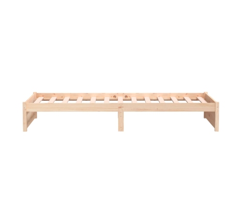 Estructura de cama sin colchón madera maciza 100x200 cm