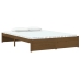 Estructura cama sin colchón madera maciza marrón miel 140x200cm
