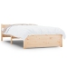 vidaXL Estructura de cama madera maciza 75x190 cm