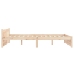 Estructura de cama sin colchón madera maciza 120x200 cm