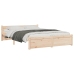 vidaXL Estructura de cama madera maciza 140x200 cm