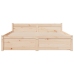 vidaXL Estructura de cama madera maciza 140x200 cm