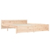 Estructura de cama sin colchón madera maciza 160x200 cm
