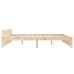 Estructura de cama sin colchón madera maciza 160x200 cm