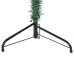 Medio árbol de Navidad artificial con soporte verde 210 cm