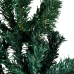 Medio árbol de Navidad artificial con soporte verde 240 cm