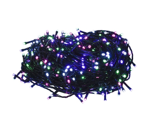 Tira de luces con 150 LEDs PVC colores pastel 15 m