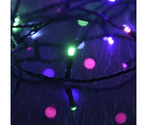 Tira de luces con 150 LEDs PVC colores pastel 15 m