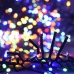 Tira de luces de racimo con 400 LED PVC multicolor 7,4 m