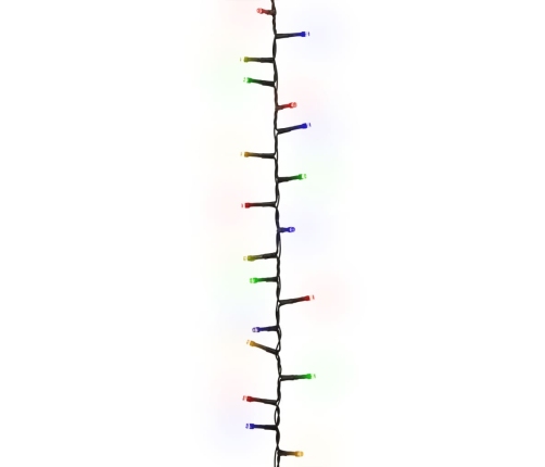Tira de luces compacta con 1000 LED PVC multicolor 25 m