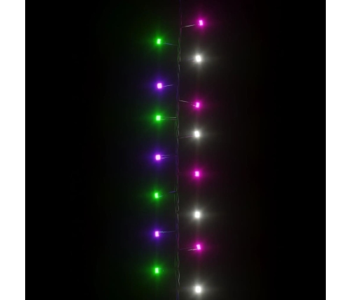 Tira de luces compacta con 1000 LED PVC pastel multicolor 25 m