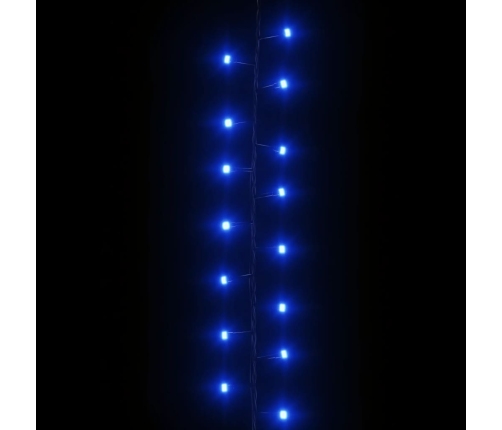 Tira de luces compacta con 2000 LED PVC azul 45 m