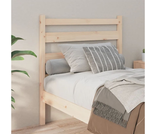 Cabecero de cama madera maciza de pino 96x4x100 cm