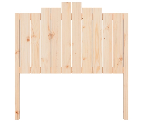 vidaXL Cabecero de cama madera maciza de pino 106x4x110 cm