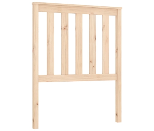 vidaXL Cabecero de cama madera maciza de pino 81x6x101 cm