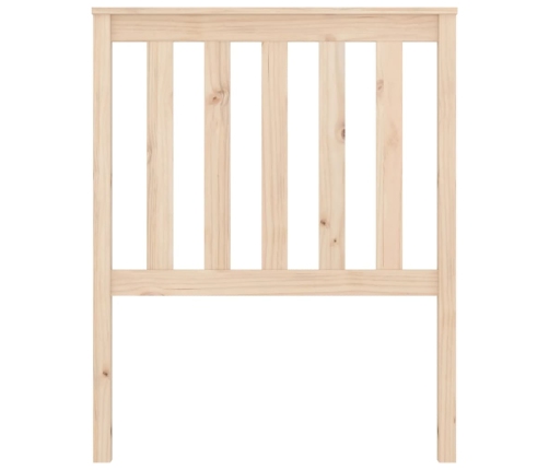 vidaXL Cabecero de cama madera maciza de pino 81x6x101 cm