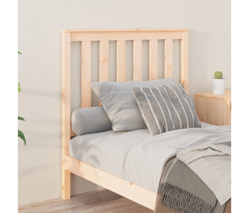 Cabecero de cama madera maciza de pino 96x6x101 cm