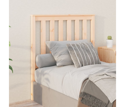 Cabecero de cama madera maciza de pino 96x6x101 cm