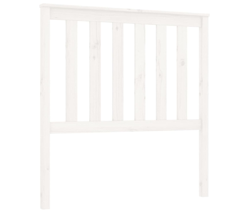 Cabecero de cama madera maciza de pino blanco 96x6x101 cm