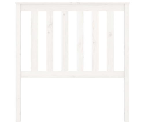 Cabecero de cama madera maciza de pino blanco 96x6x101 cm