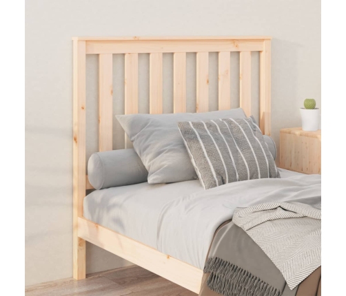 Cabecero de cama madera maciza de pino 106x6x101 cm