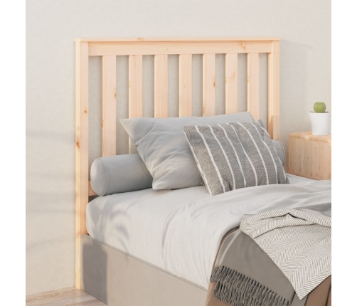 Cabecero de cama madera maciza de pino 106x6x101 cm