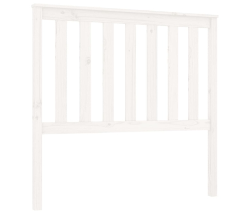 Cabecero de cama madera maciza de pino blanco 106x6x101 cm