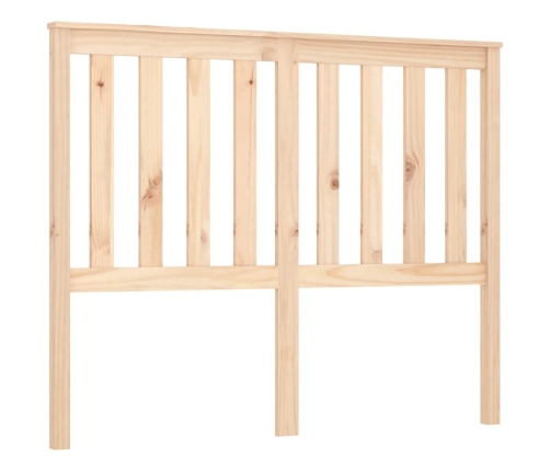 Cabecero de cama madera maciza de pino 126x6x101 cm