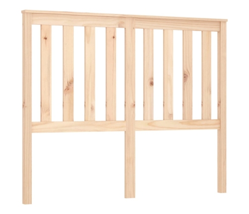 vidaXL Cabecero de cama madera maciza de pino 141x6x101 cm