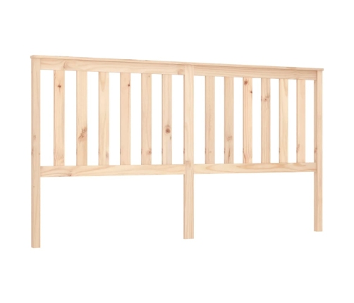 Cabecero de cama madera maciza de pino 186x6x101 cm