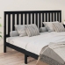 vidaXL Cabecero de cama madera maciza de pino negro 206x6x101 cm