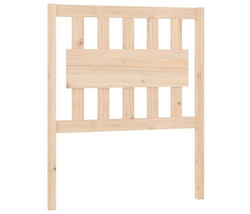 Cabecero de cama madera maciza de pino 80,5x4x100 cm