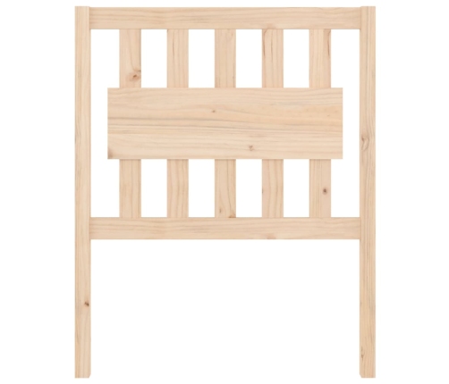 Cabecero de cama madera maciza de pino 80,5x4x100 cm