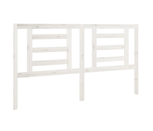Cabecero de cama madera maciza de pino blanco 166x4x100 cm