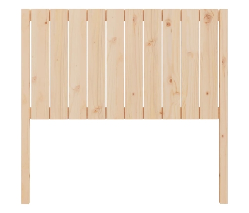 vidaXL Cabecero de cama madera maciza de pino 105,5x4x100 cm