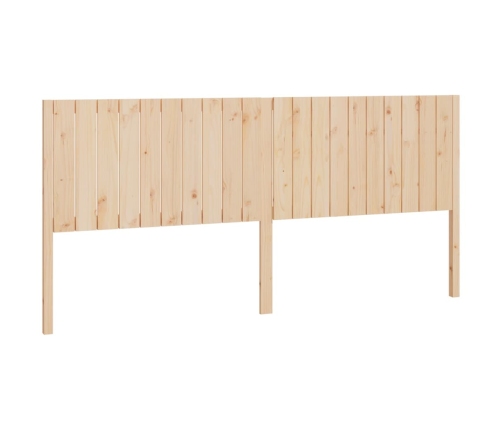 Cabecero de cama madera maciza de pino 205,5x4x100 cm